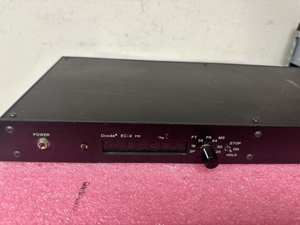 Denecke Cine Sync Decode EC-2RM Rack Mount Counter