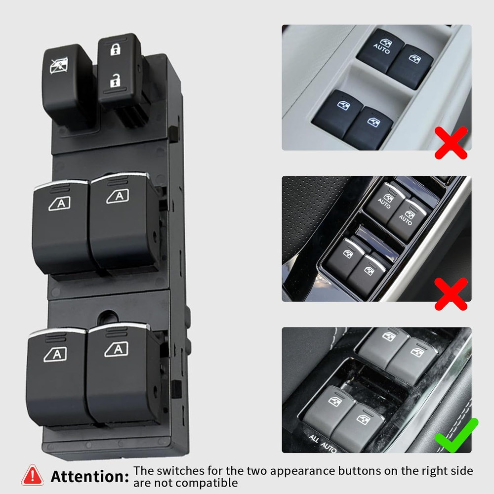 2015-20 Subaru Outback Legacy Driver Side Power Window Switch–Compatible
