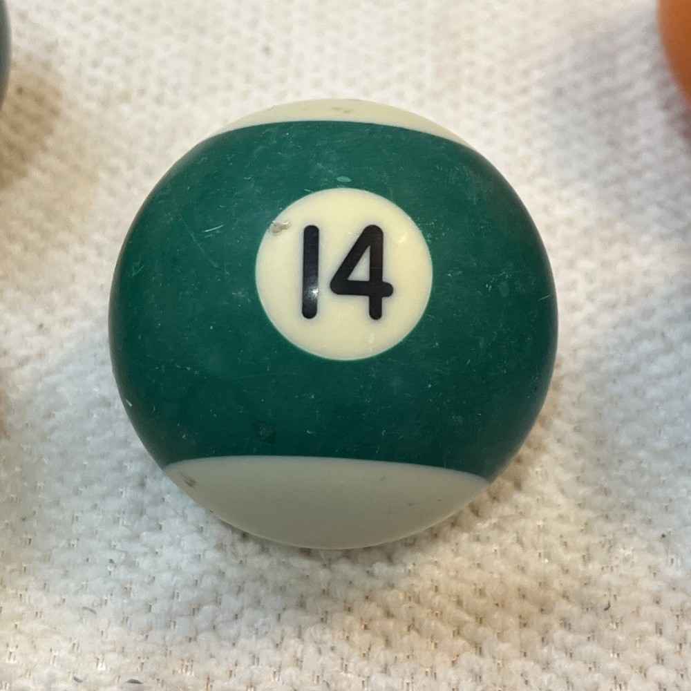 #14 2-1/4" Replacement Pool Ball Green