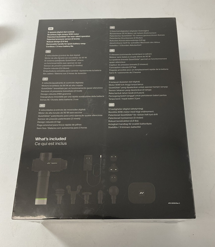 Hyperice Hypervolt 2 PRO Battery Percussion Deep Tissue Massager - NEW/SEALED