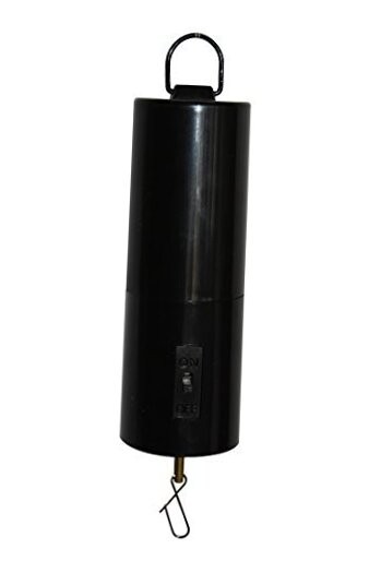 Battery Operated Wind Black Rotating Motor Spinner
