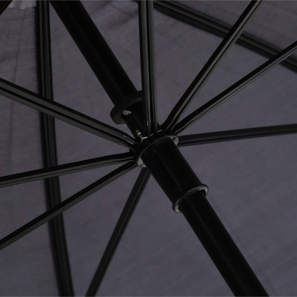 5 Ft. Golf Umbrella in All Black