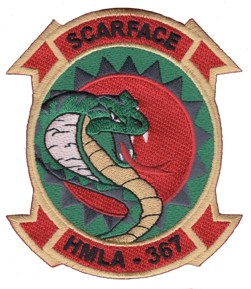 HMLA-367 USMC Light Attack Helicopter Squadron Patch