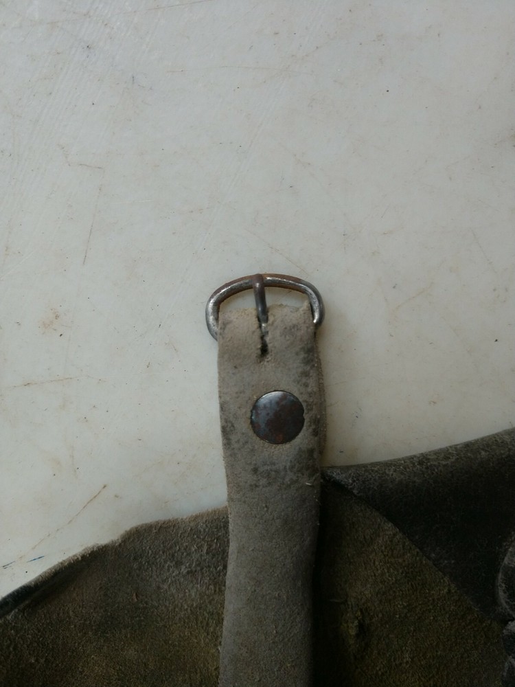Antique Leather Corn Picking Husking Gloves