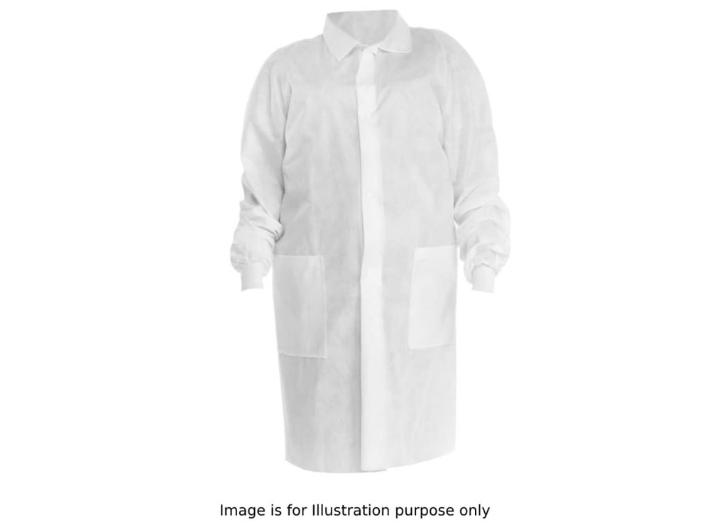 Kimberly-Clark 10124 - 10124 Lab Coat White 25/CS 2X