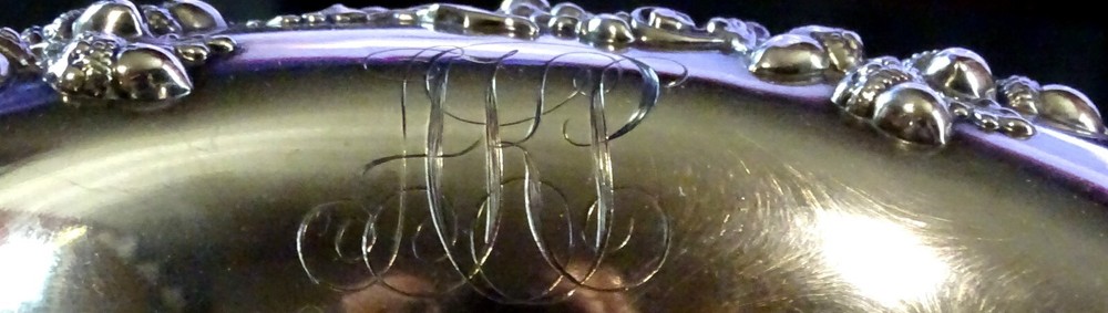 Black Star & Frost Exceptional 8 1/2" Sterling Silver Compote Fancy Pattern