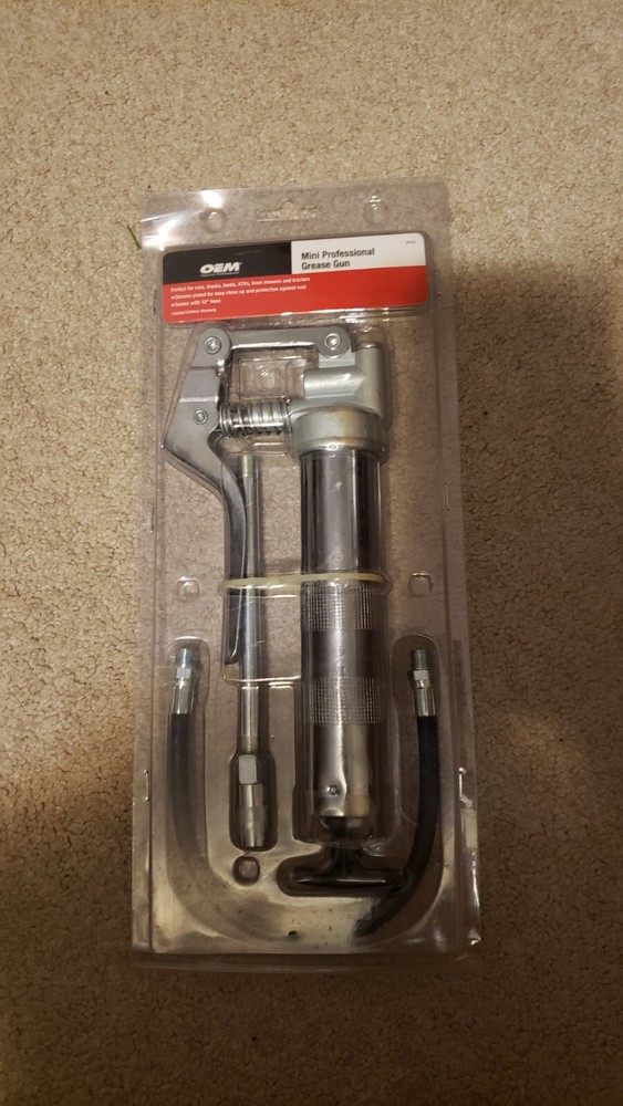 OEM Tools Mini Grease Gun With 12" Hose