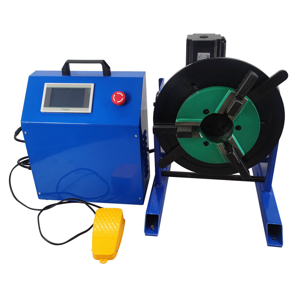50KG Automatic Welding Positioner +200MM Chuck PLC Controller