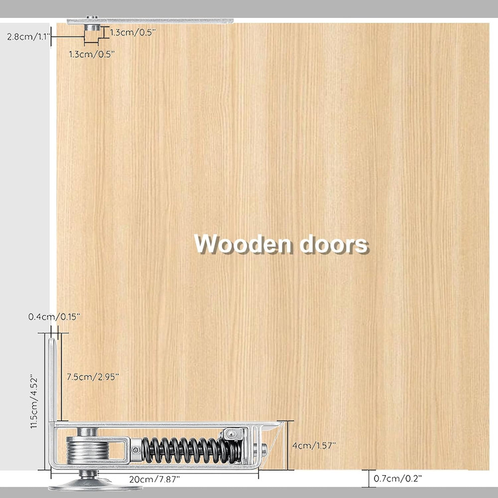 Double Action Spring Hinges Swinging Door Hinge Pivot Hinge with self-Closing an