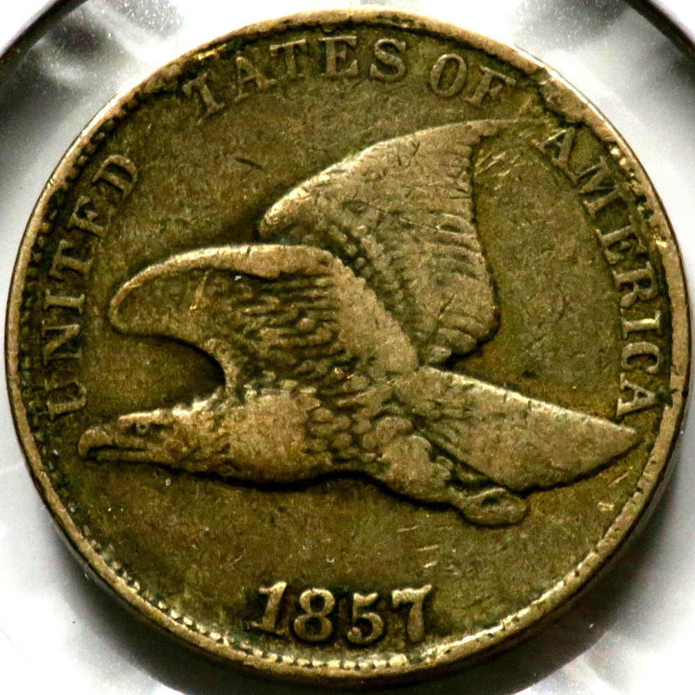 1857 Flying Eagle One 1 Cent   R1826