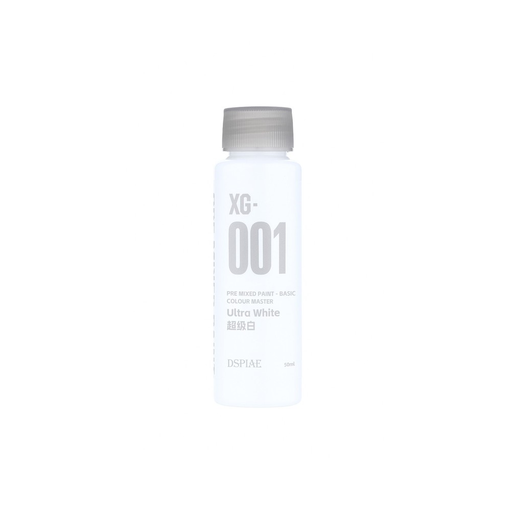 DSPIAE XG Series Water-based Pre-mixed Paint 50ML - Basic Color Master