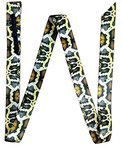 Showman Python Print Nylon Tie Strap