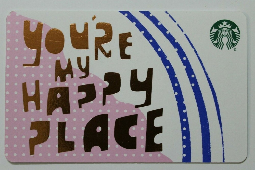 Starbucks Card #6153 - Happy Place 2018