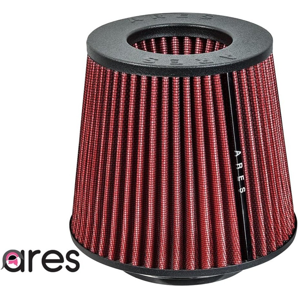 Red 3' Universal Dry Air Filter Cone Dry Filter Replacement