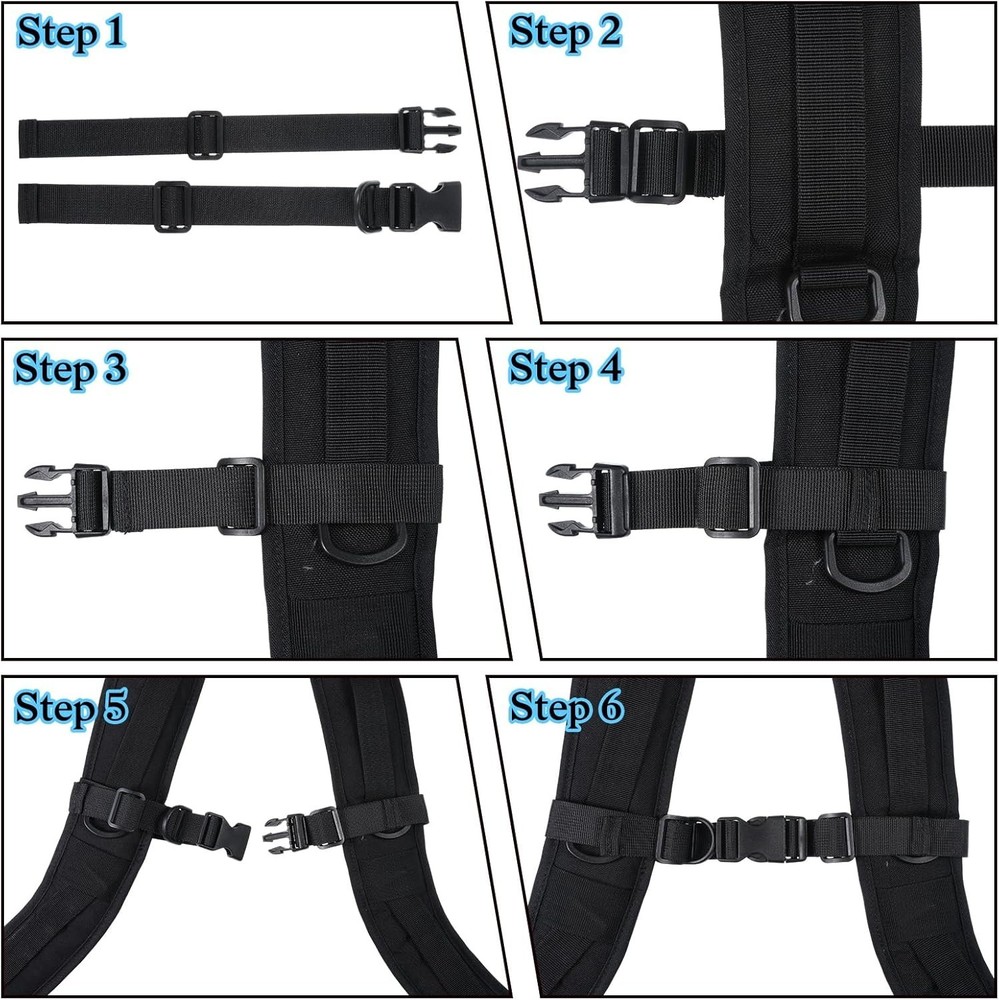 2 Pack Adjustable Backpack Chest Strap, Universal Sternum Strap with Quick Relea