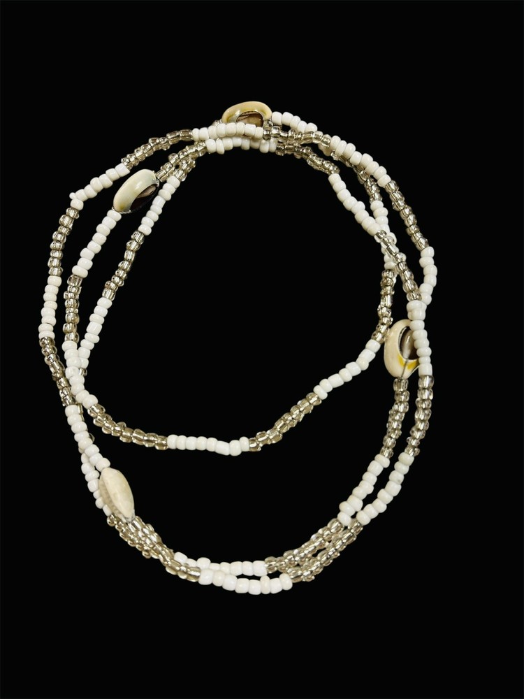 Collar Eleke De Obatala Con Caracol Santeria IFA