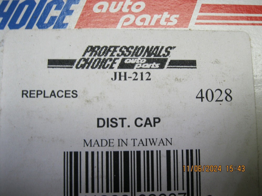 Distributor Cap Professionals Choice JH-212