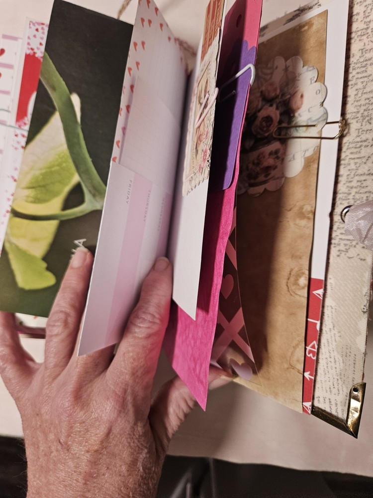 Handmade Valentine's Day Junk Journal/ Memory Keeper