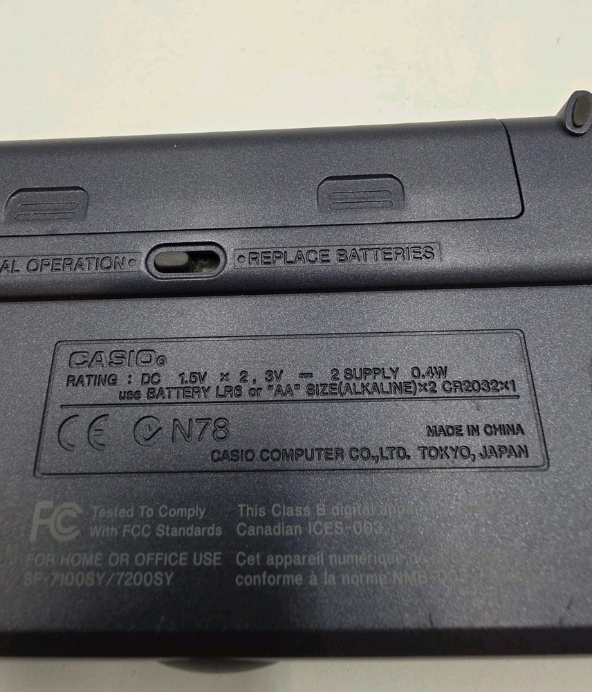 Casio Digital Diary SF-7100SY Plus~1MB~ PC SYNC