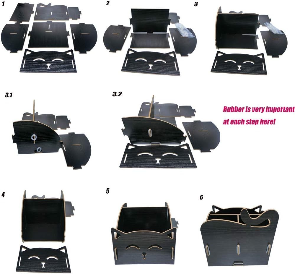 Exquiste Artwork Folding Collection Pen Organizer Desk Sorter Room Dec