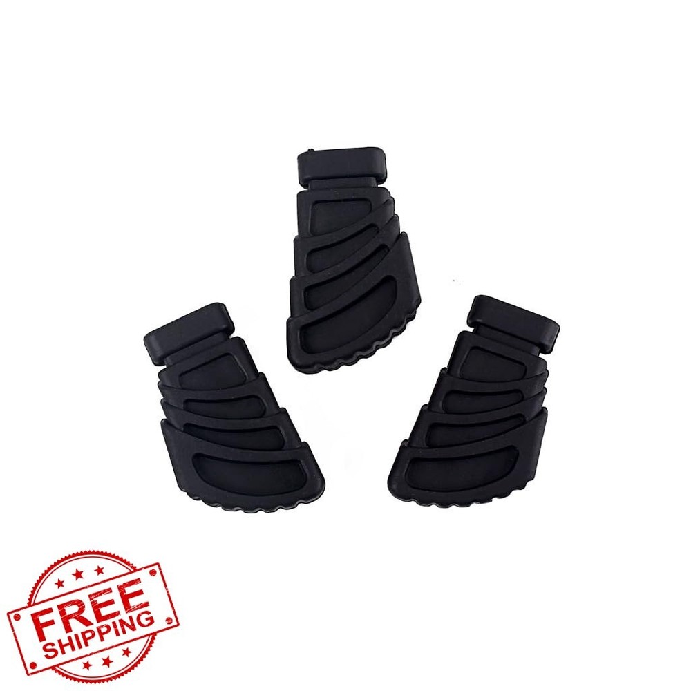 3pk Drum Throne Rubber Feet Protectors, L Size