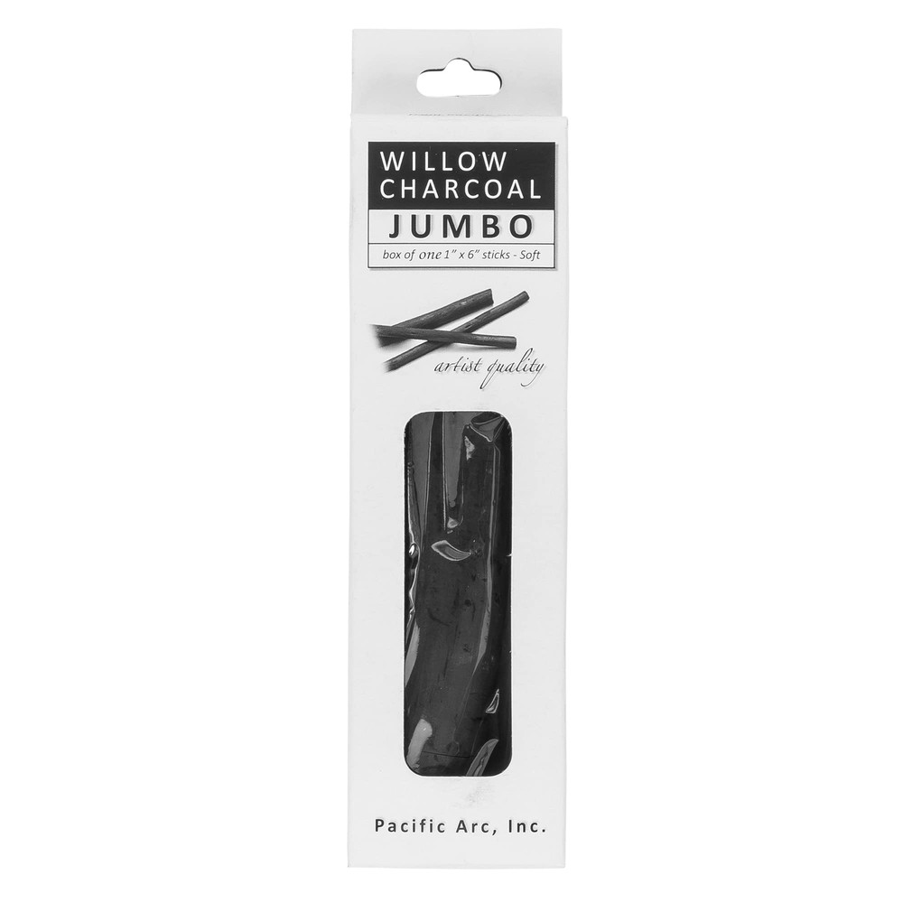 Large Willow Charcoal Stick Soft Black Charcoal for Sketching