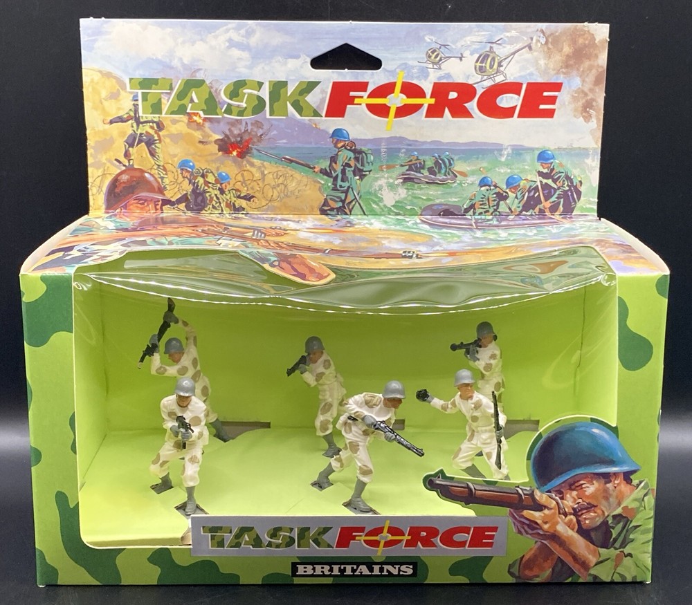 Vintage Britains Task Force 7604 ~ 6 ARCTIC Action Figures ~ NEW