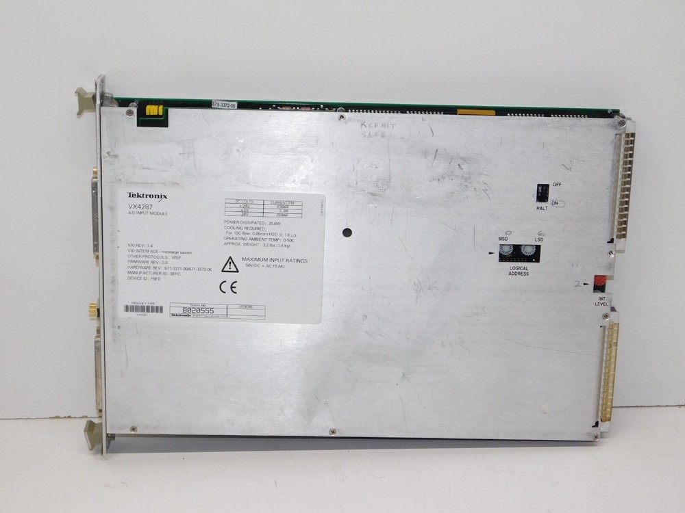Tektronix VX4287 A/D Input Module Board Card DIFF DI/AC VXI Unit Made in USA