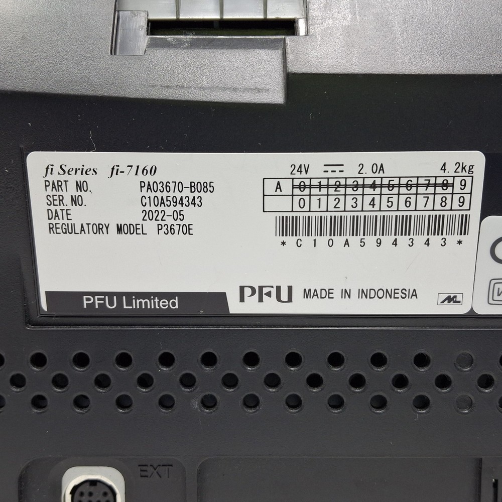 Fujitsu fi-7160 Color Scanner