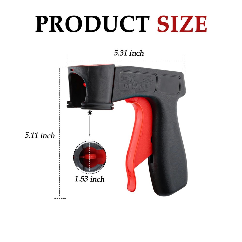 3pcs Car Spray Can Trigger Handle: Reusable Paint Sprayer Grip Tool - NEW