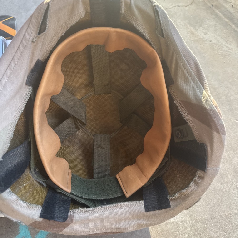 USED BALLISTIC HELMET
