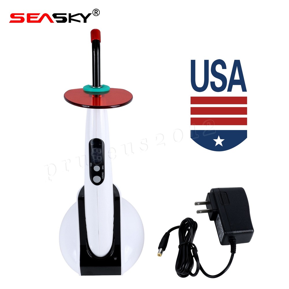 3pcs Dental Wireless Curing Light Lamp LED-B 5 Second Curing 1500mW/cm²