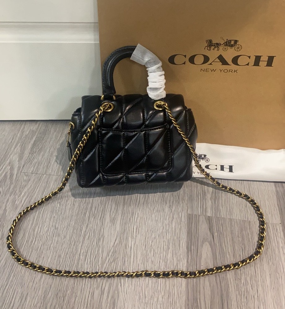 CCC12 Tabby Top Handle Bag Quilted Shoulder Bag black