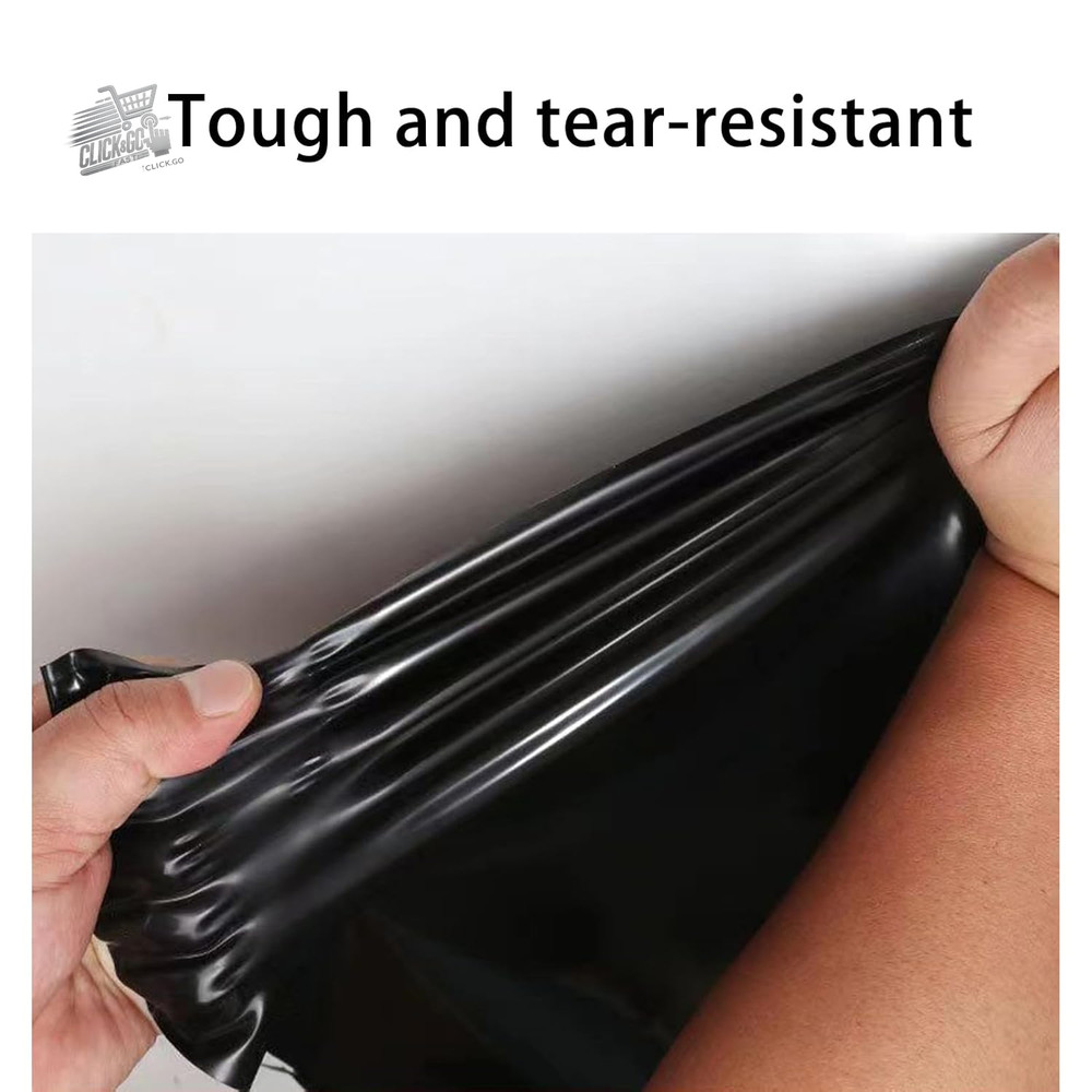 Heavy Duty Black Plastic Polyethylene Cloth 2M X 2M, Poly Cover Sheets