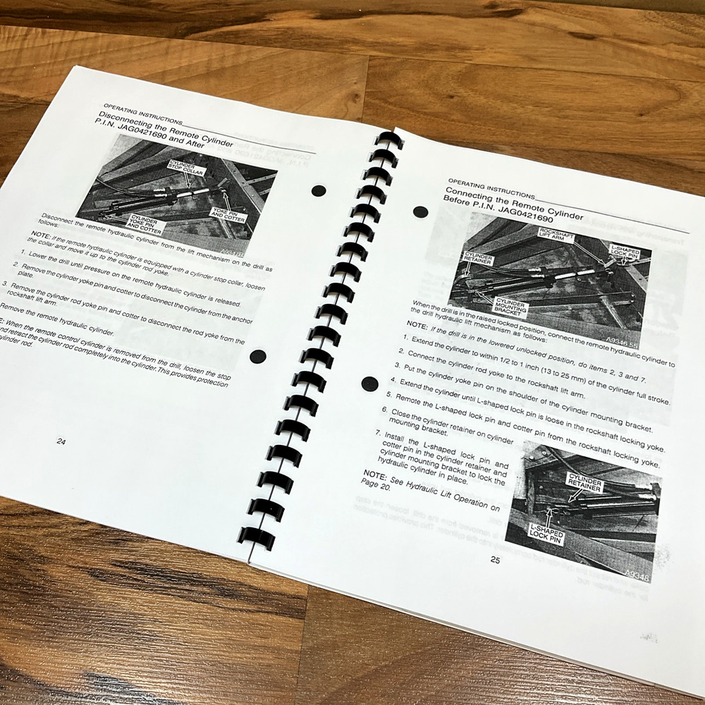 Owners Operators Manual for Case IH 5300 Grain Drill Includes Setup Rate Charts