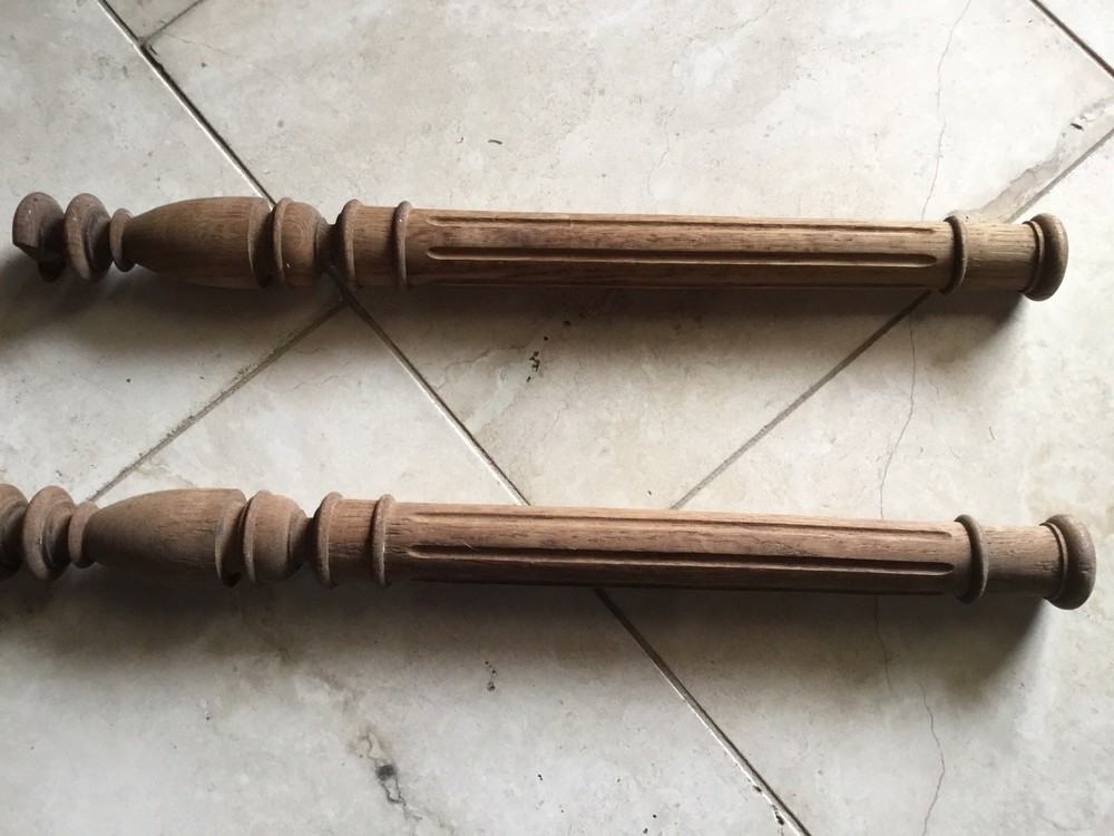 Antique Oak Pillars