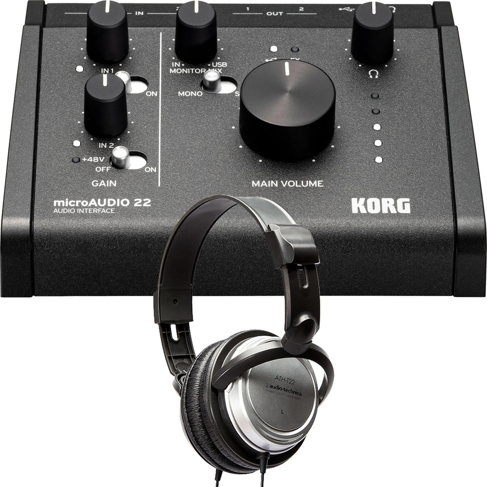 Korg MicroAudio 22 Audio Interface STUDIO KIT