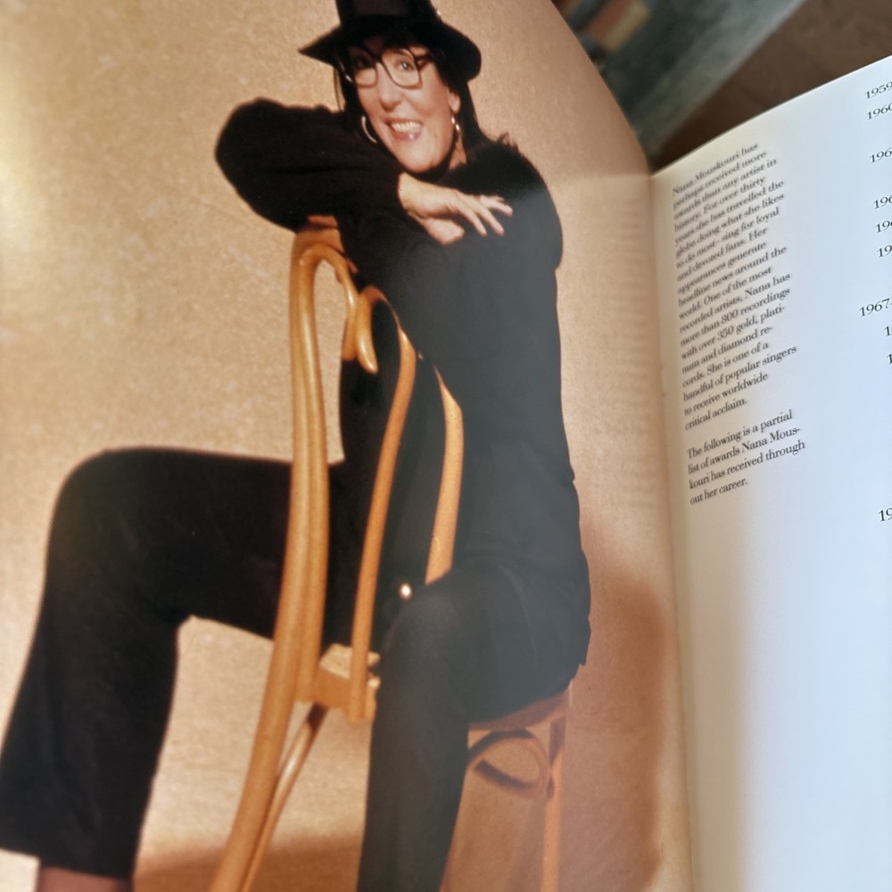 Nana Mouskouri Programme Circa 1992-93 Program Many Photos