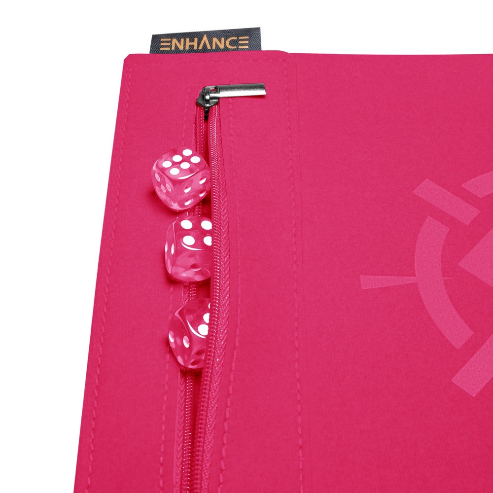 ENHANCE Roll on a Scroll™ Dice Rolling Mat & 12pc 6 Sided Dice Set