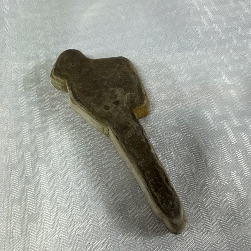 Ancient Indian artifact, stone carving, birdstone , tool