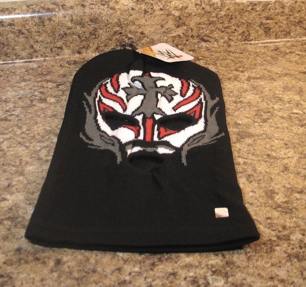 Boys WWE Full Face Mask Winter Hat NWT
