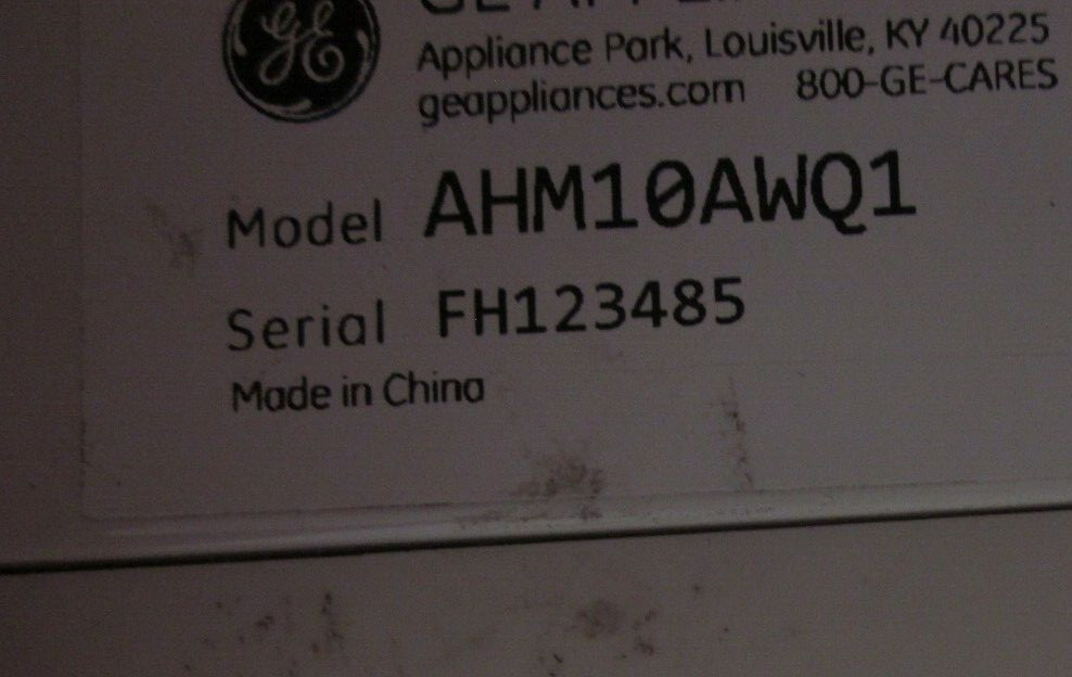 GE portable window air conditioner model AHM10AWQ1 10000 btu