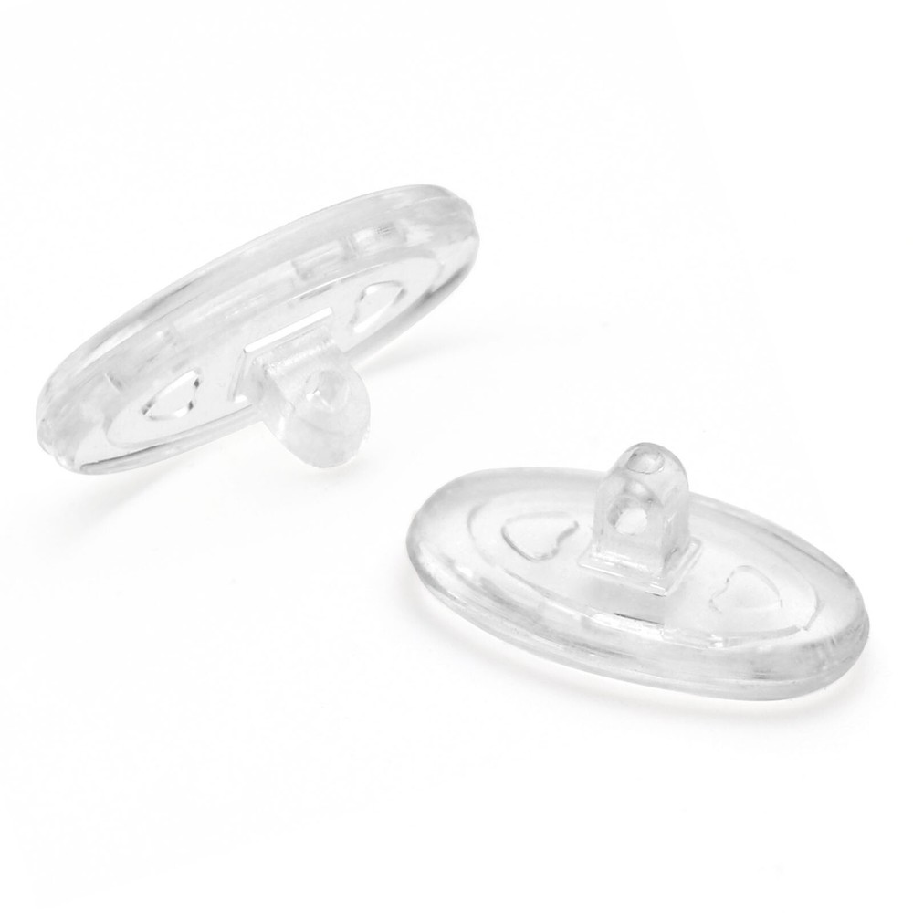 KEYTO Rubber Clear Nosepads Replacement for-SPY OPTIC Cliffside Sunglasses