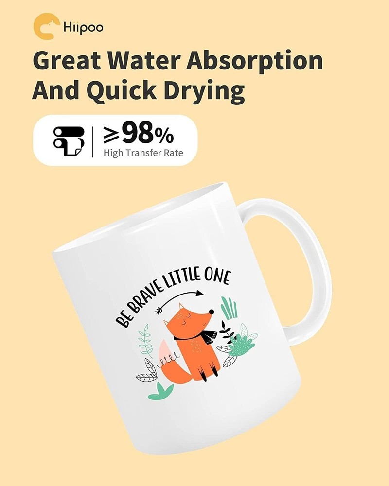 Versatile Sublimation Paper for T-Shirts & Mugs - 110 Sheets