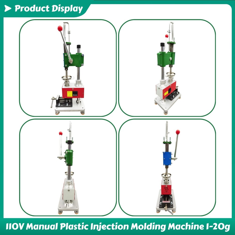 110V Manual Plastic Injection Machine Desktop Injection Molding Machine 1-20g