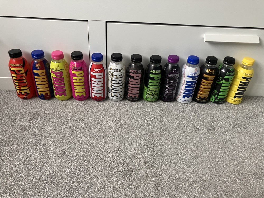Rare Prime Empty Bottles  Exclusive