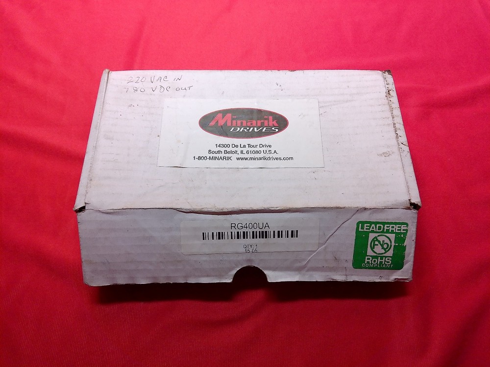 MINARIK RG400UA, SPEED MOTOR CONTROL