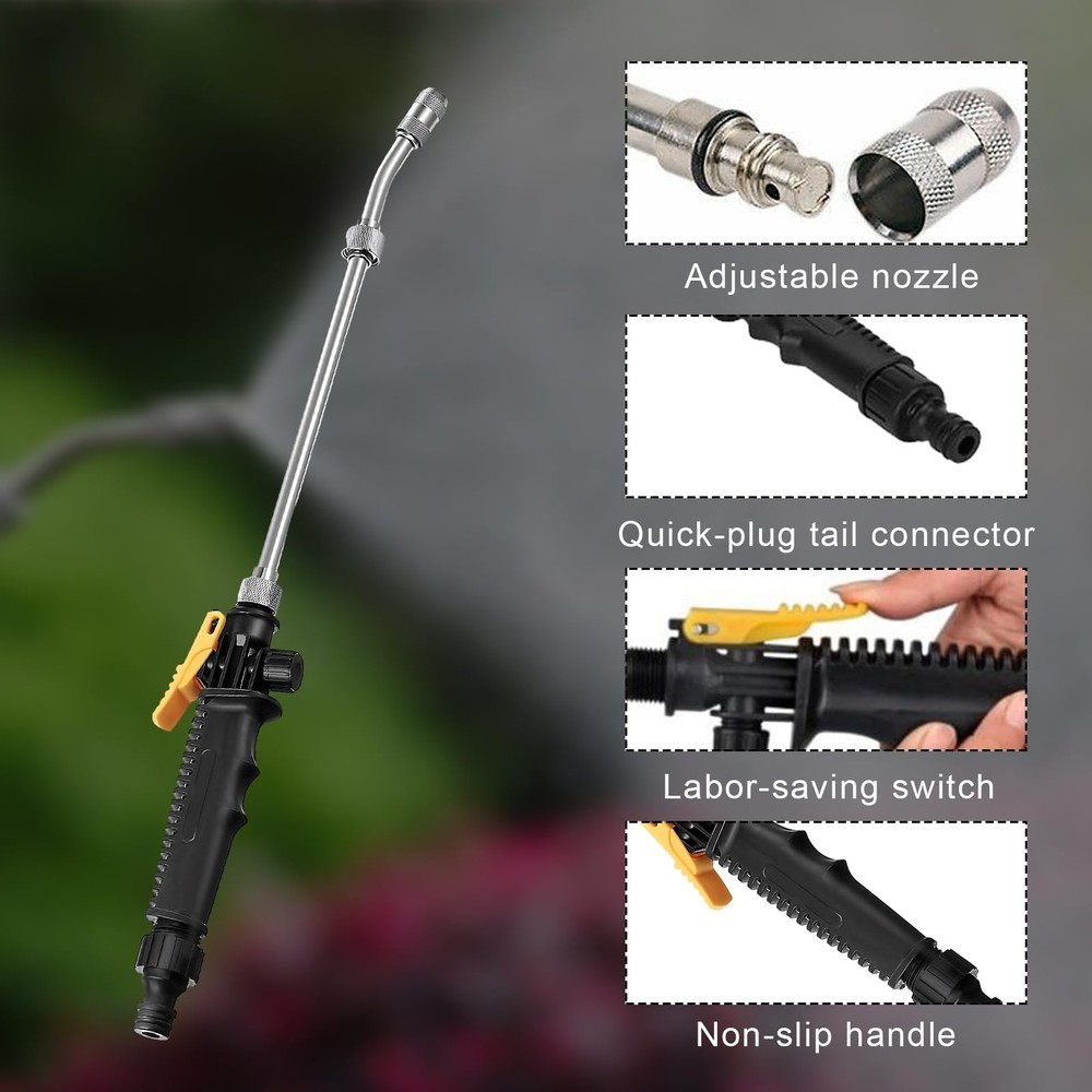 RV Water Heater Tank Rinser, Metal Tube Camper Hot Water Tank Flush Wand, Tra...