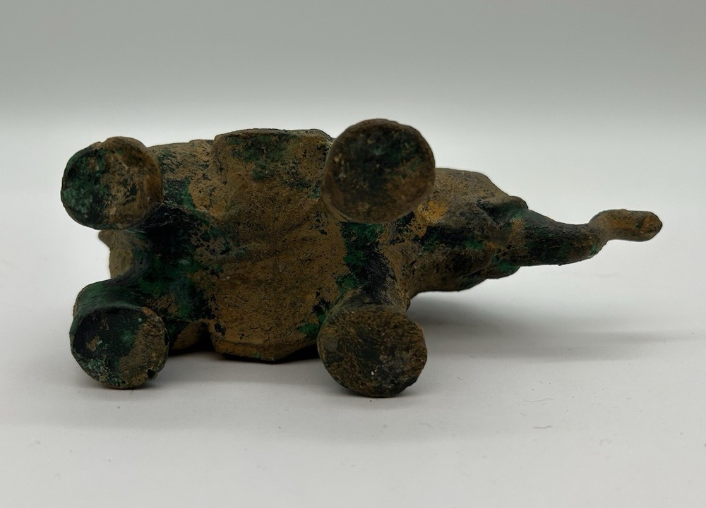 Antique Cast Iron Metal Elephant Asian