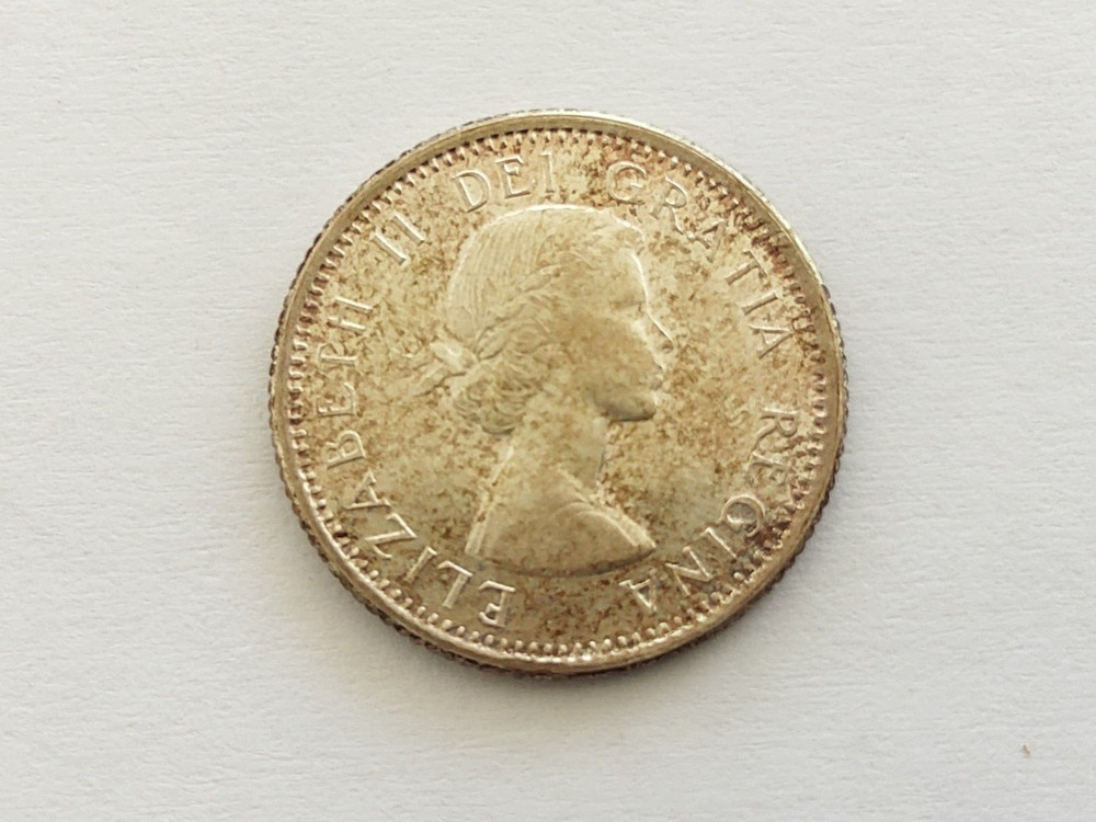 4 Canada 1964 Coins inclu Silver , nice grade refr19